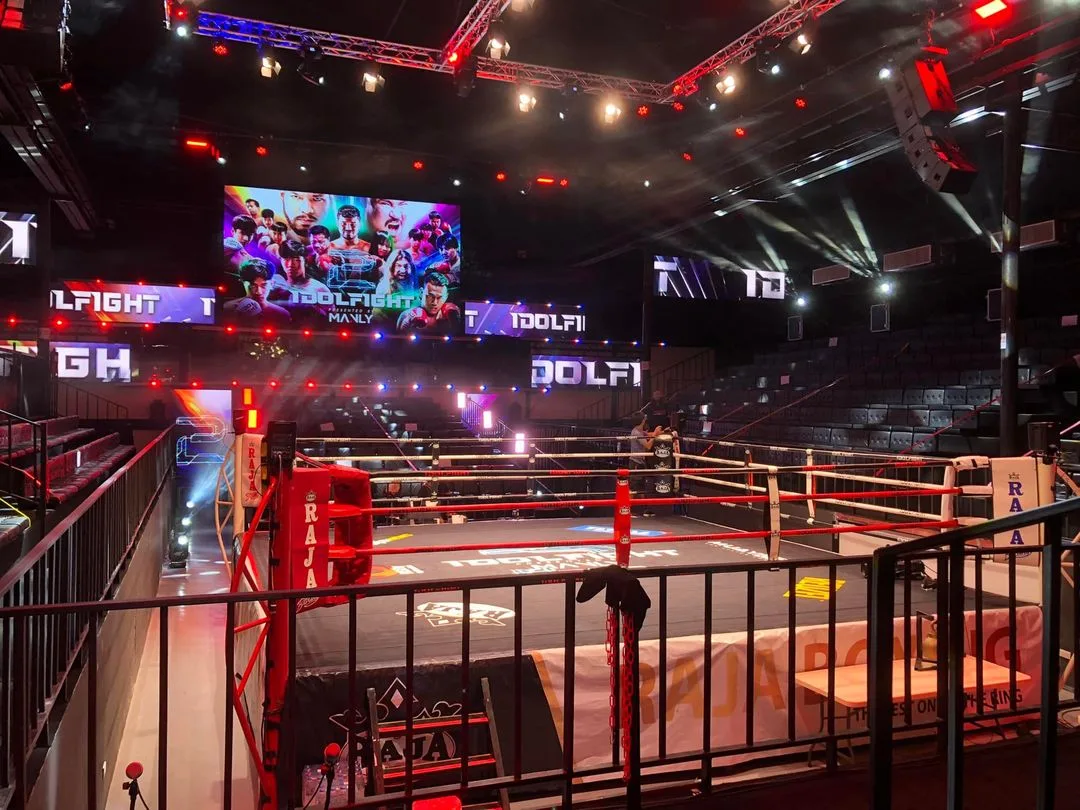 The hall and the ring from above