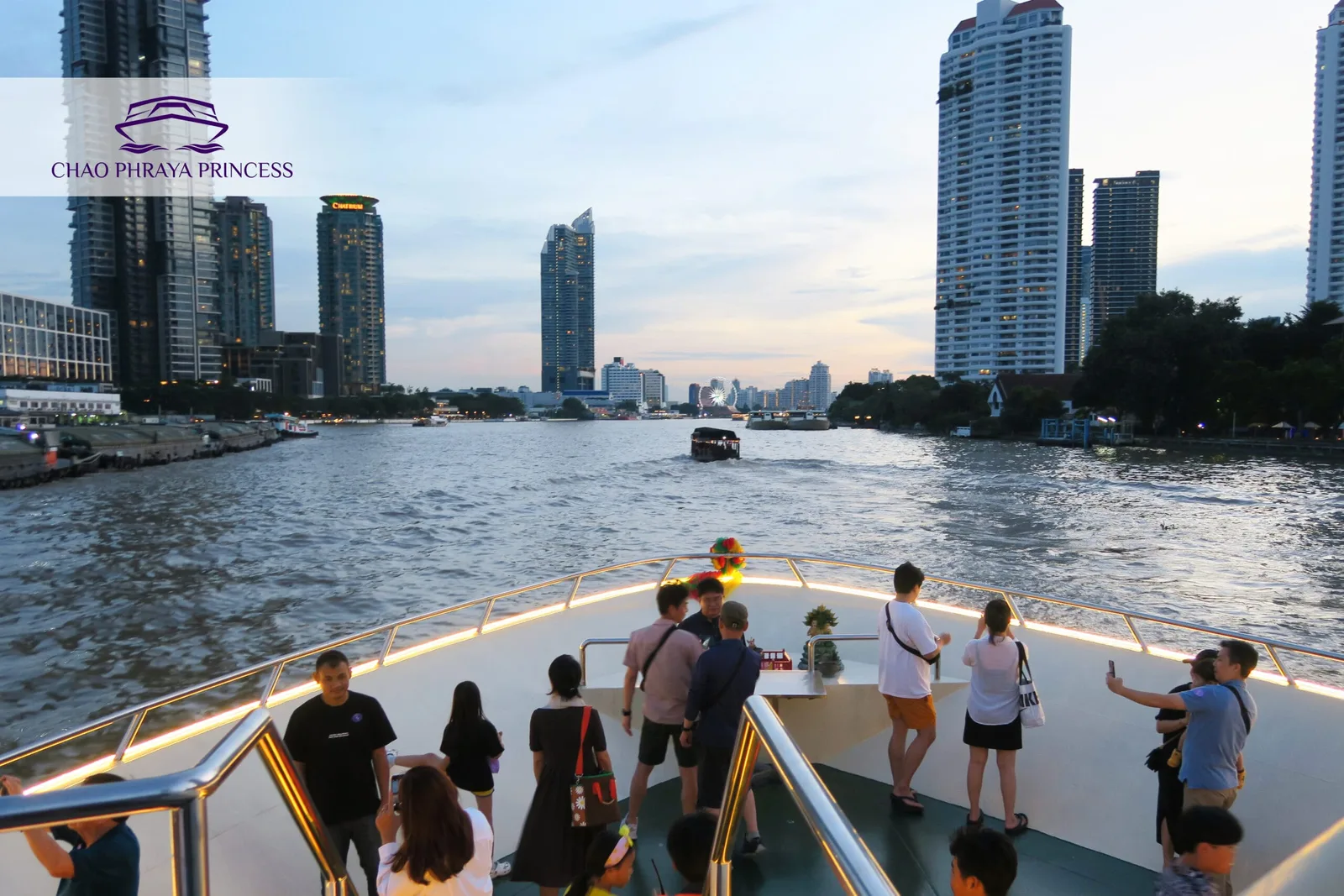 Sunset cruise on the Chao Phraya River
