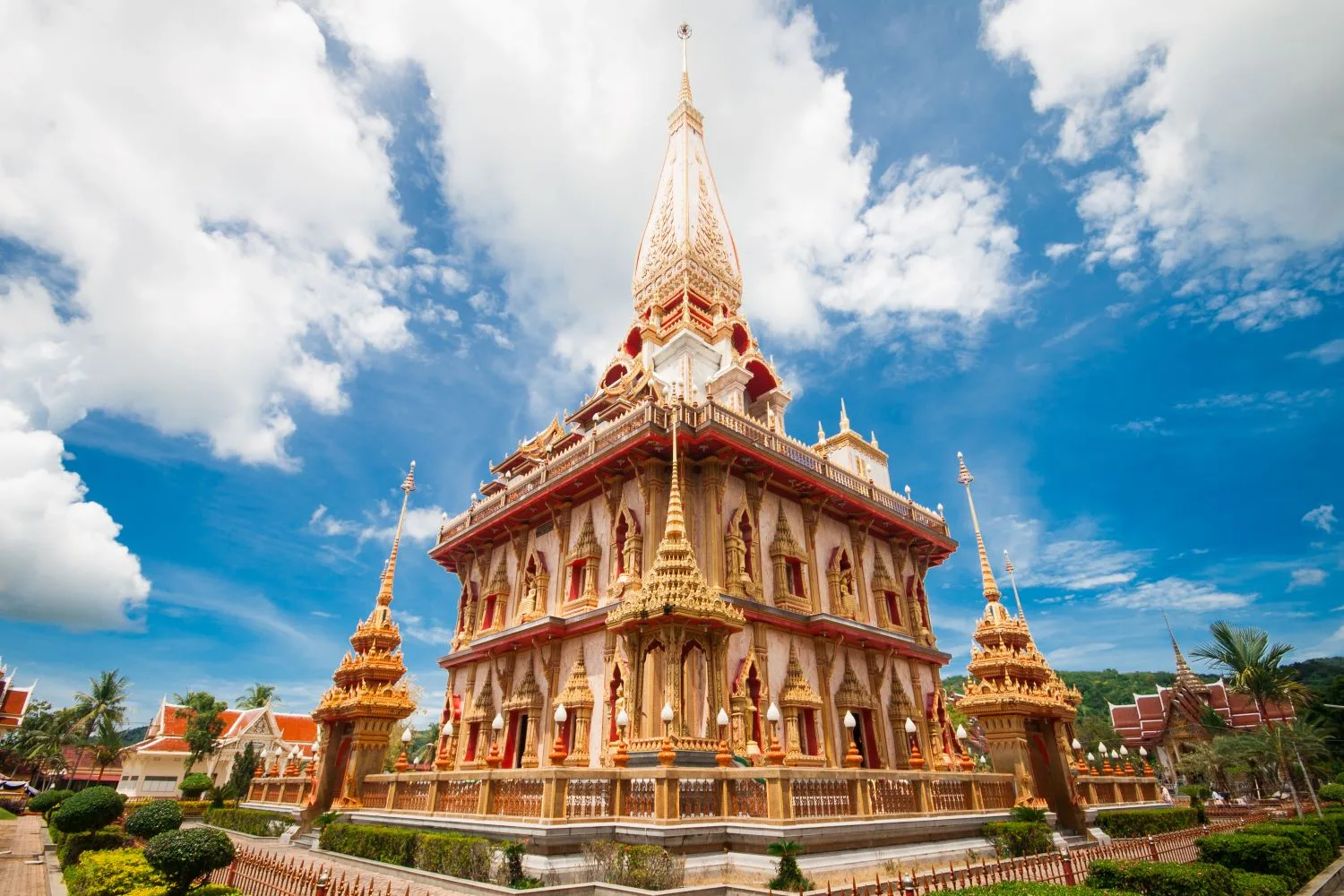 The chedi of Wat Chalong