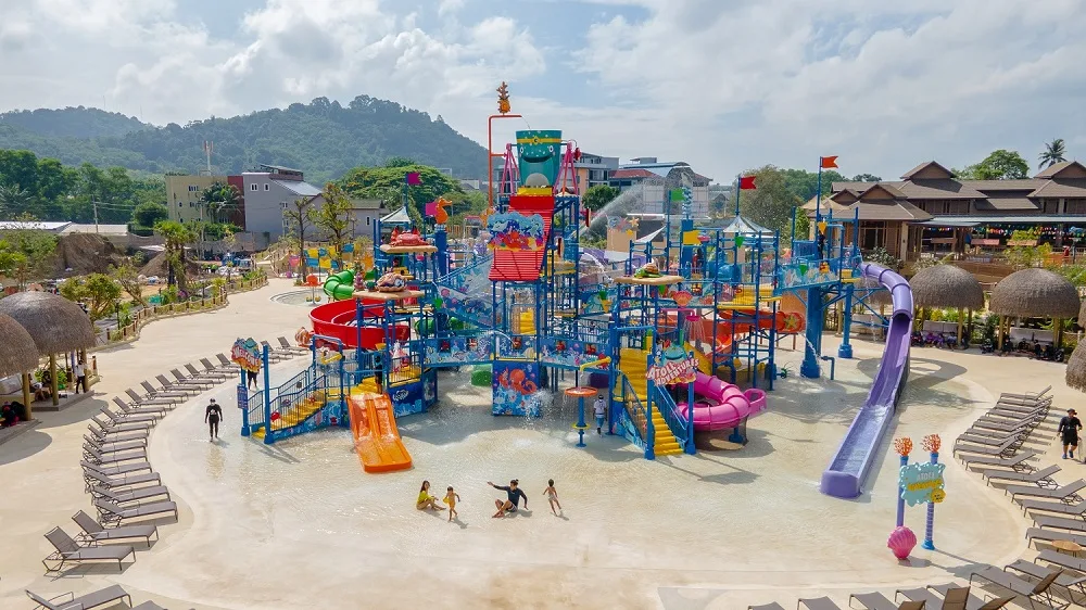The family slide area at Andamanda