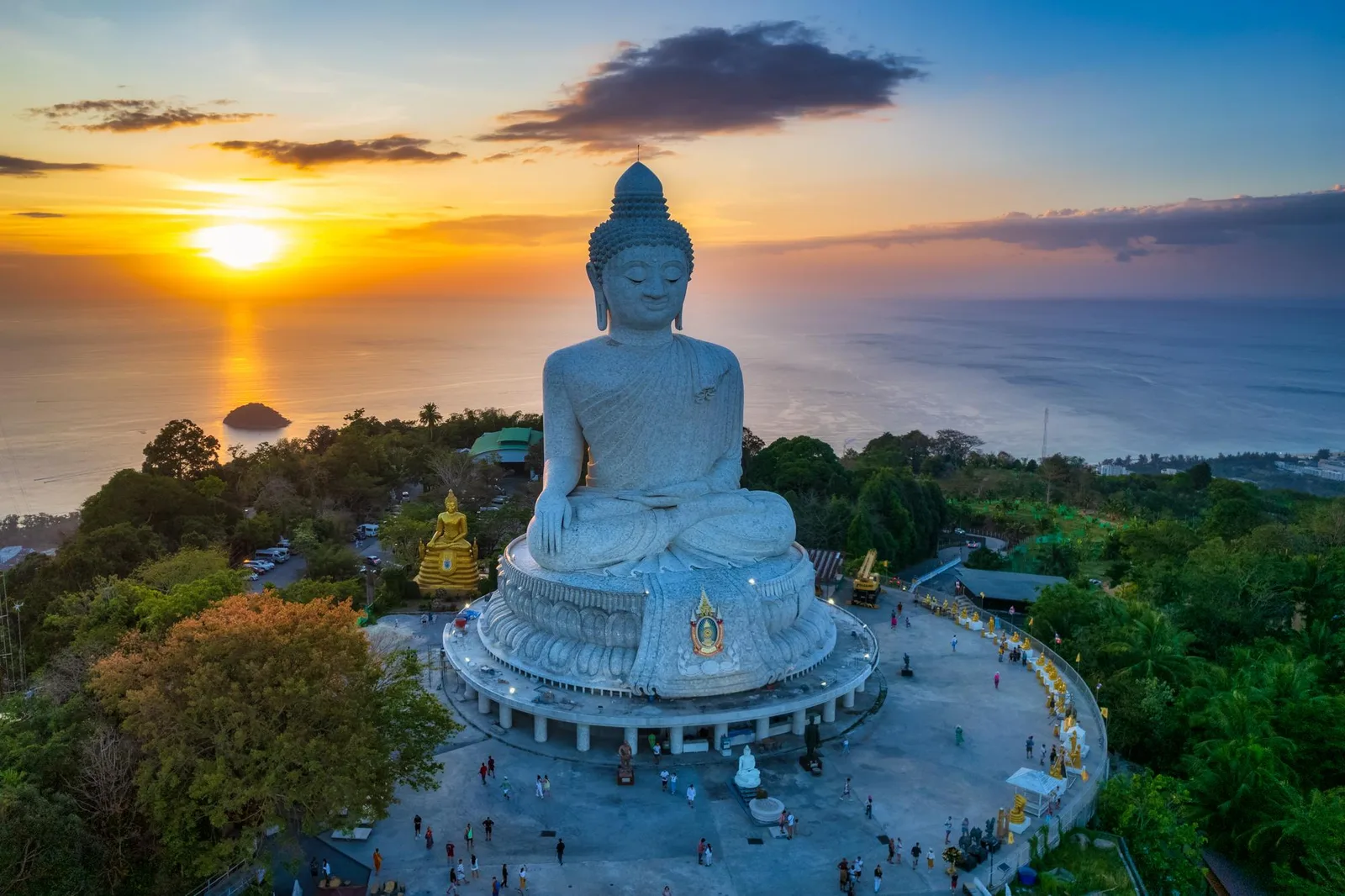 Phuket's Big Buddha at sunset