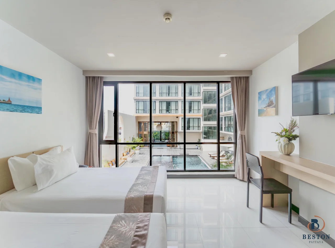 Superior Twin Room with Pool View