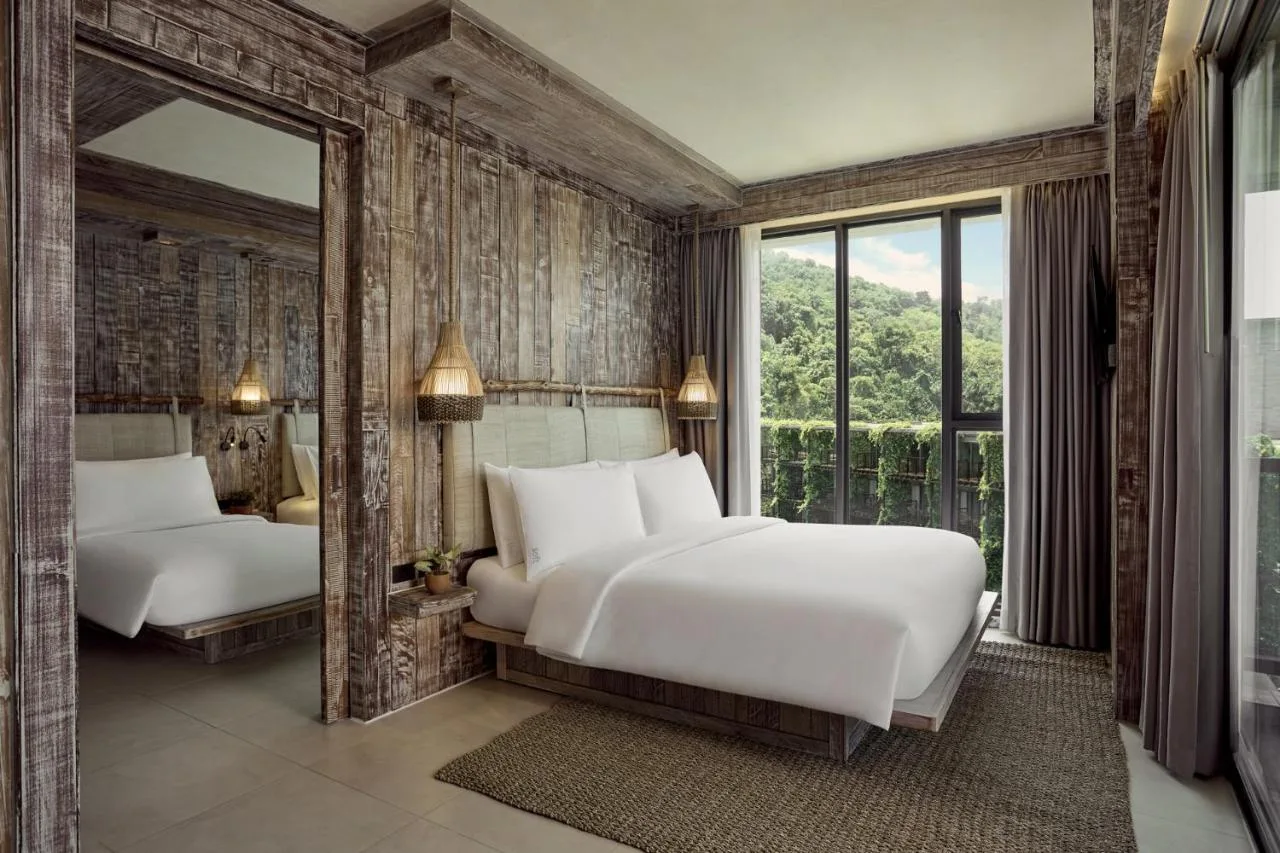 Two-Bedroom Corner Suite with King and Single Bed