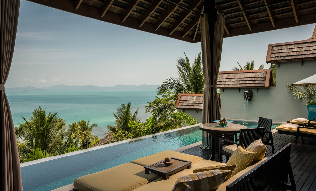 Island Ocean Pool Villa — فيلا بمسبح وإطلالة على البحر