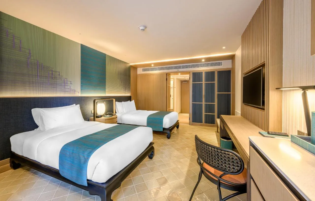 Premium Twin Room with Balcony and Pool View