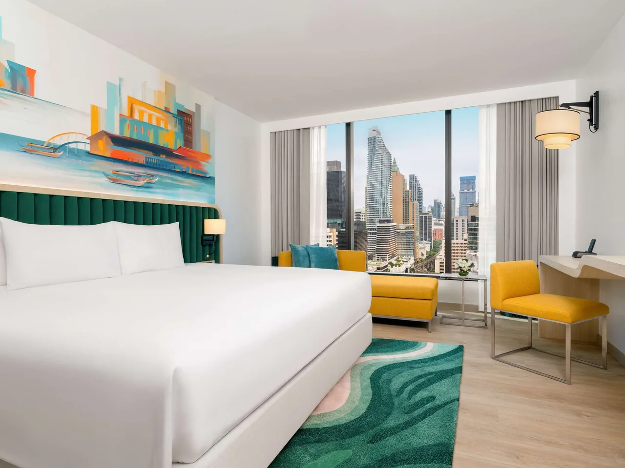 Executive Park View Room with 1 King Bed, Lounge Access