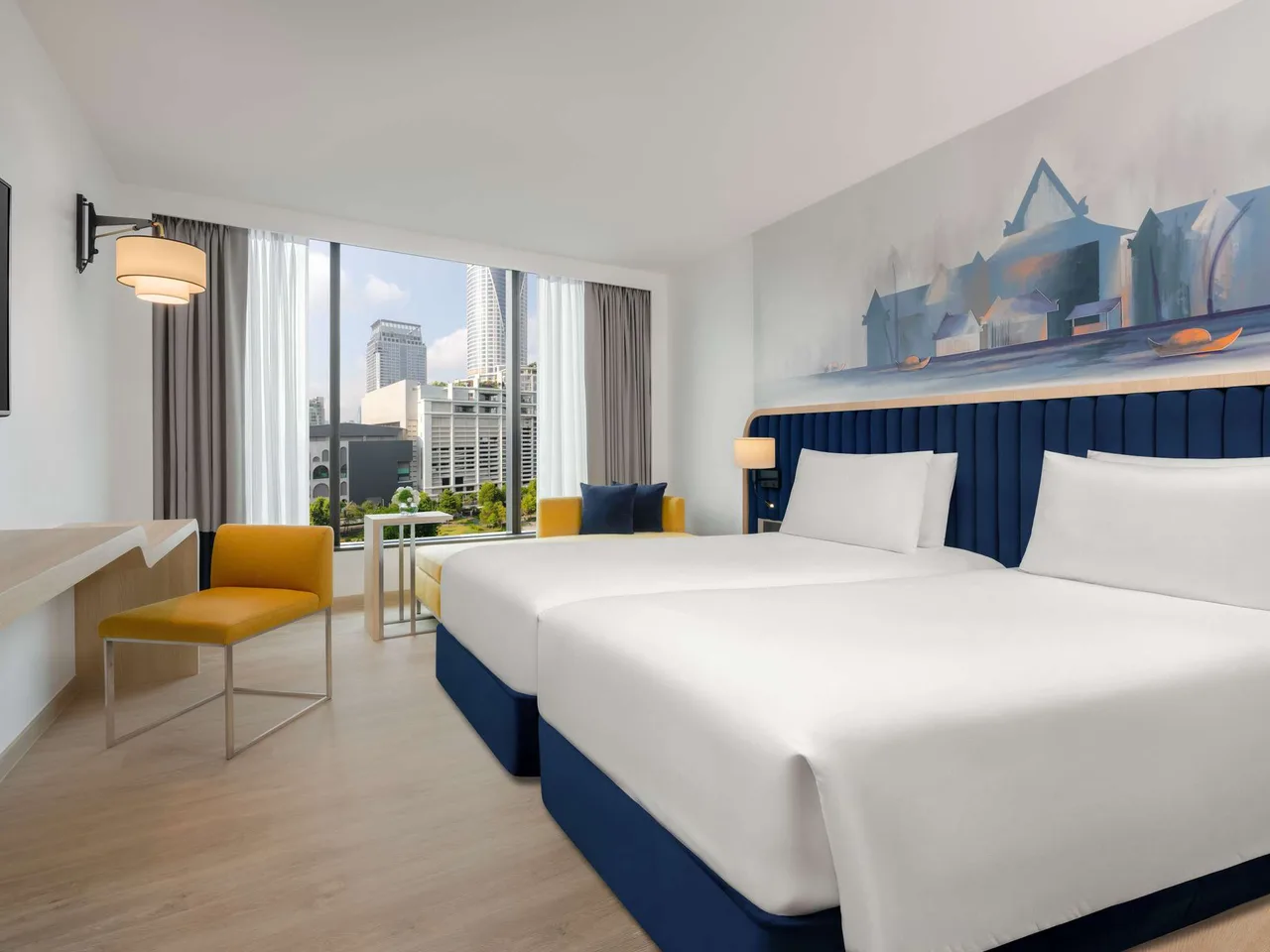 Premier Park View Room with 2 Single Beds