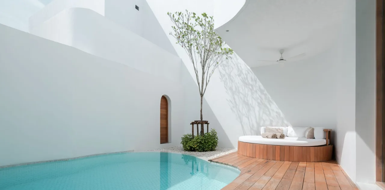 Garden Pool Villa — וילת בריכה, אגף הגן