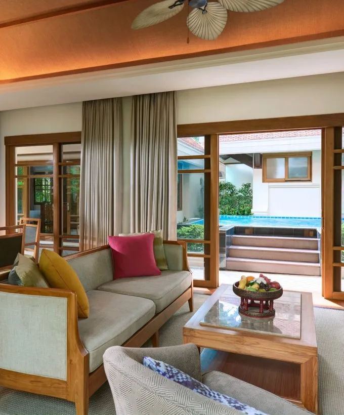 Two Bedroom Deluxe Beachfront Villa with Jacuzzi